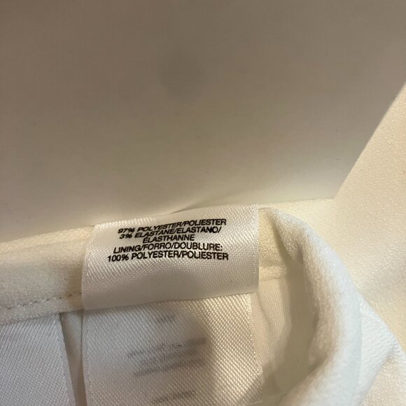 Kasper White Maxi Pencil Skirt Size 16 - Picture 6 of 6